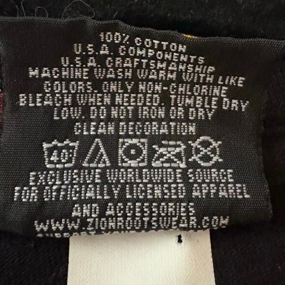 Men’s American Pride Motorcycle Graphic T-shirt 2X Cotton 2006 Vintage Zion - Picture 6 of 8